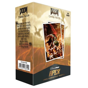 DOOM The Dark Ages Onslaught Apex sleeves ULTRA PRO MTG deck protectors 105 ct