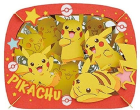 Ensky Paper Theater Lots of Pikachu