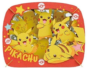 Ensky Paper Theater Lots of Pikachu