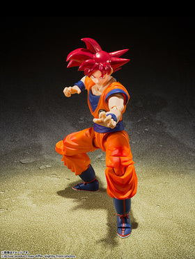 Dragon Ball Super S.H.Figuarts - Super Saiyan God Son Goku - Saiyan God Instilled with the Light of Righteous Hearts