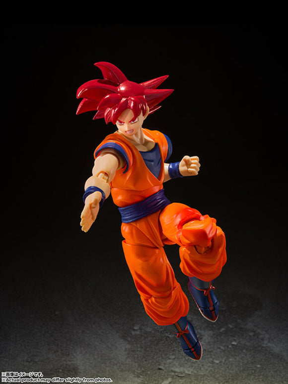 Dragon Ball Super S.H.Figuarts - Super Saiyan God Son Goku - Saiyan God Instilled with the Light of Righteous Hearts