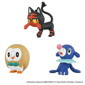 Pokemon 30th Anniversary Moncolle Journey Set of 3 Alola Region - 0