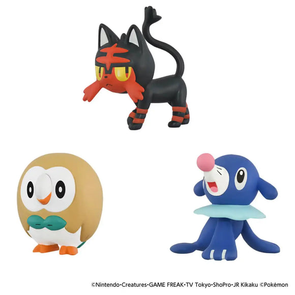 Pokemon 30th Anniversary Moncolle Journey Set of 3 Alola Region