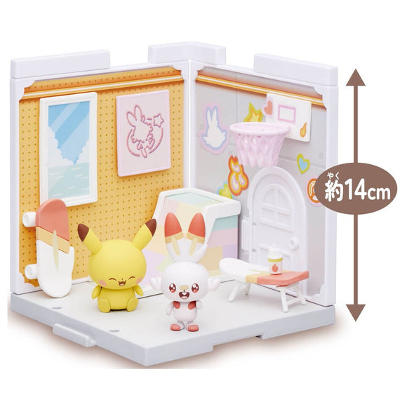 Pokemon Poke Peace House Studio Scorbunny & Pikachu